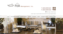 Desktop Screenshot of foxmanagementinc.com